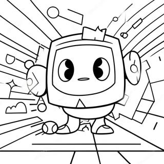 Geometry Dash Level Hintergrund Ausmalbild 88135 28667