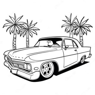 Vintage Low Rider Ausmalbild 88161-28687