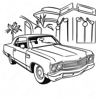 Stylischer Low Rider Ausmalbild 88162-28689