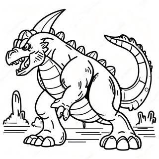 Riesiger Kaiju Pacific Rim Ausmalbild 88261-28763