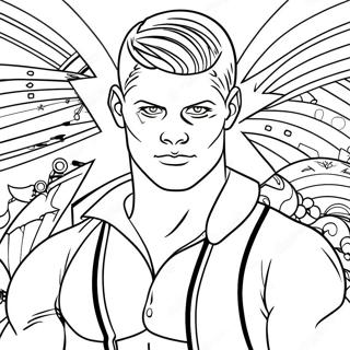 Cody Rhodes Ausmalbilder