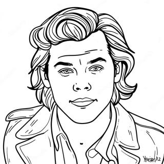 Ausmalbild Harry Styles 88337-28820