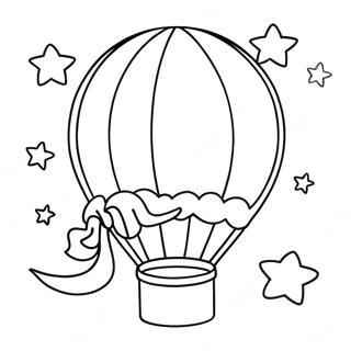 Bunter Kindergarten Abschlussballon Ausmalbild 88676-29091