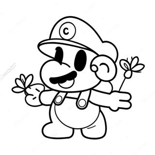 Ausmalbild Von Paper Mario 88725-29120