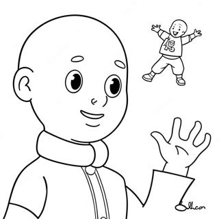 Caillou Ausmalbild 88879-29240