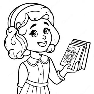 Lustiges Ausmalbild Eines Dork Diaries Charakters 88983-29318