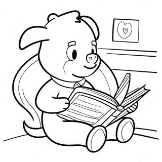 Arthur Liest Ein Buch Ausmalbild 89112-29422