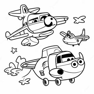 Super Wings Flugabenteuer Ausmalbild 89214-29497