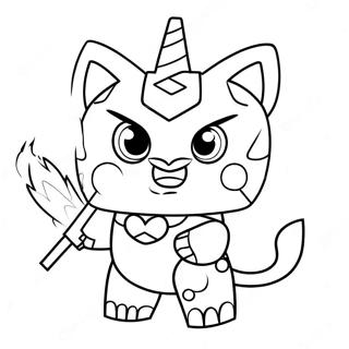 Wutende Unikitty Ausmalbild 89370 29624