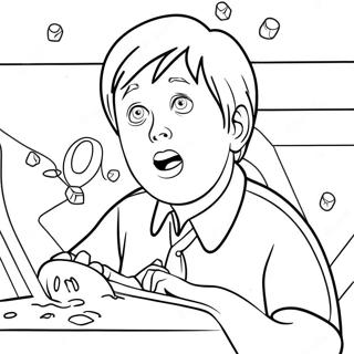 Kevin Mccallister In Aktion Ausmalbild 89498-29719