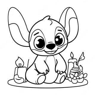 Stitch Geburtstag Ausmalbild 89548-29753