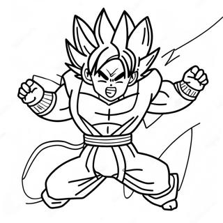Goku Ultra Instinct Power Up Ausmalbild 89731 29901