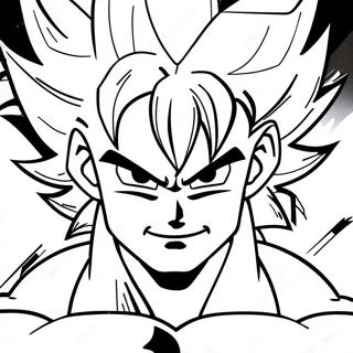 Goku Ultra Instinct Power Up Ausmalbild 89731 29903