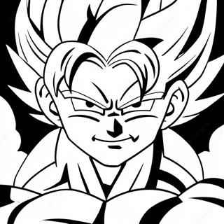 Goku Ultra Instinct Power Up Ausmalbild 89731 29904