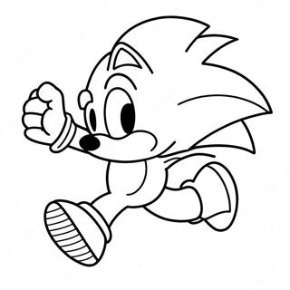 Sonic Der Igel Rennt Schnell Ausmalbild 89808-29958