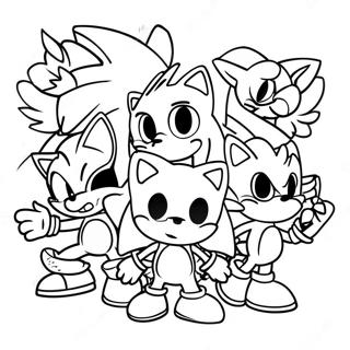 Sonic Und Freunde Abenteuer Ausmalbild 89811-29972