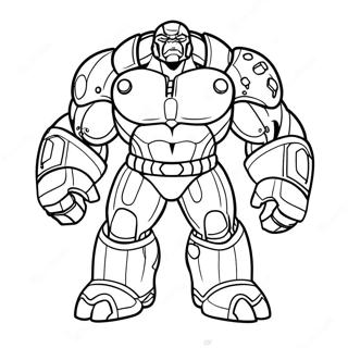 Hulk Buster Ausmalbilder