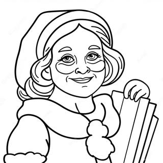 Frau Claus Ausmalbild 91199-31102