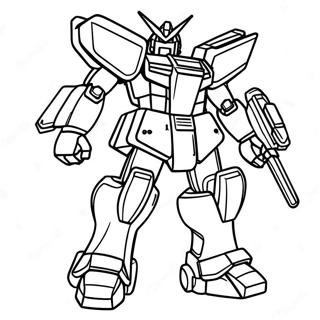 Gundam Mecha Design Ausmalbild 91383-31260