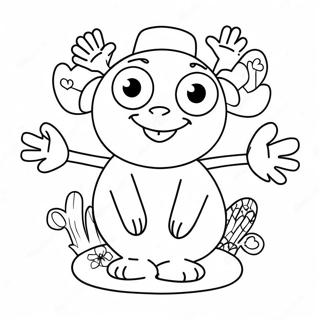 Frohlicher Dienstag Ausmalbild 91508 31350