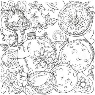 Klassisches Vintage Ausmalbild Von Ornamenten 91687-31496