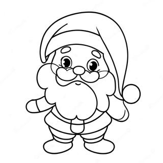 Niedlicher Weihnachtsmann Ausmalbild 91967-31711