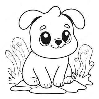 Verspielt Quitschender Hund Ausmalbild 92019 31755