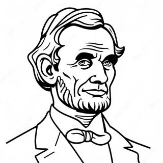 Ausmalbild Von Abraham Lincoln 92041-31761