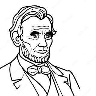 Ausmalbild Von Abraham Lincoln 92041-31762