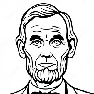 Ausmalbild Von Abraham Lincoln 92041-31763