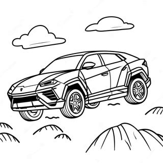 Lamborghini Urus Off Road Ausmalbild 9206-917