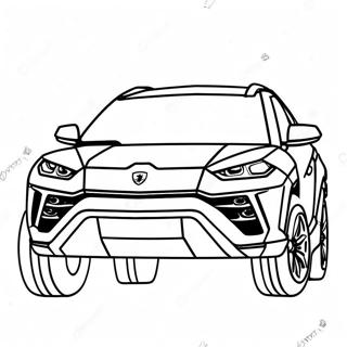 Lamborghini Urus Off Road Ausmalbild 9206-918