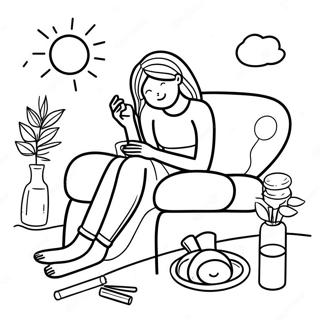 Entspannendes Ausmalbild Fur Selbstpflege 92221 31908