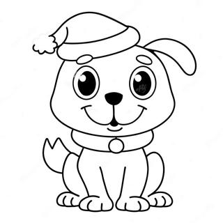 Bluey Mit Weihnachtsmutze Ausmalbild 92272-31946