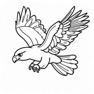 Majestatischer Falke Im Flug Ausmalbild 92350 32007