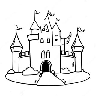 Charmantes Deutsches Schloss Ausmalbild 92687-32275