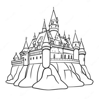 Charmantes Deutsches Schloss Ausmalbild 92687-32276