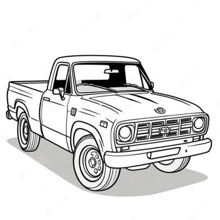 Klassischer Toyota Truck Ausmalbild 92942-32465