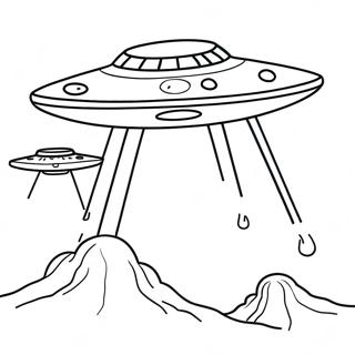 Allgegenwartiges Ufo Ausmalbild 93227-32698