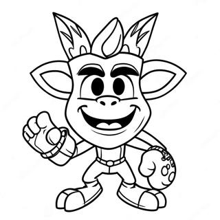 Crash Bandicoot Mit Aku Aku Ausmalbild Ausmalbilder
