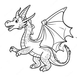 Mystischer Drache Fliegend Ausmalbild 93973-33272