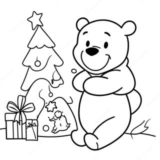 Winnie Puuh Weihnachtsausmalbild 94021-33303