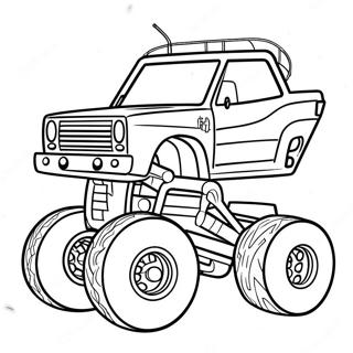 Spiderman Monstertruck Ausmalbild 94073-33342