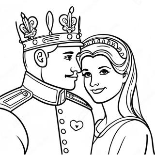 Koniglicher Prinz Und Prinzessin Ausmalbild 94152-33406