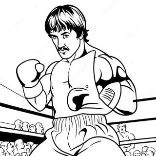 Rocky Balboa Trainingsausmalbild 94435 33699