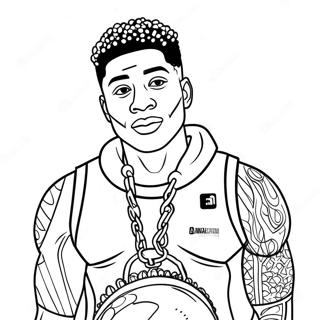 Nba Youngboy Coole Outfit Ausmalbild 94463-33716