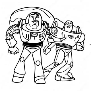 Woody Und Buzz Lightyear Abenteuer Ausmalbild 94565-33781