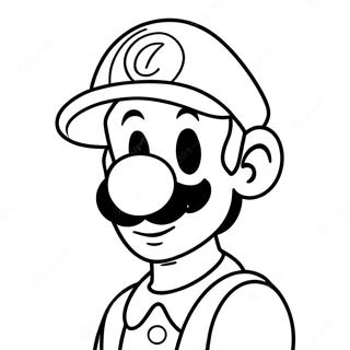 Luigi Mit Einem Grunen Hut Ausmalbild 9486-1998