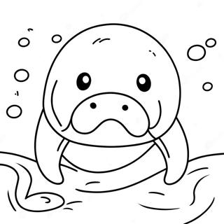 Manati Ausmalbild 94977-34238