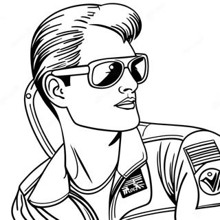 Top Gun Ausmalbilder